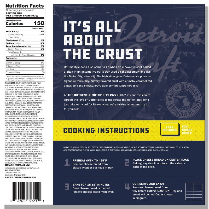 New York Bakery Frozen Breadsticks with Garlic - 10oz