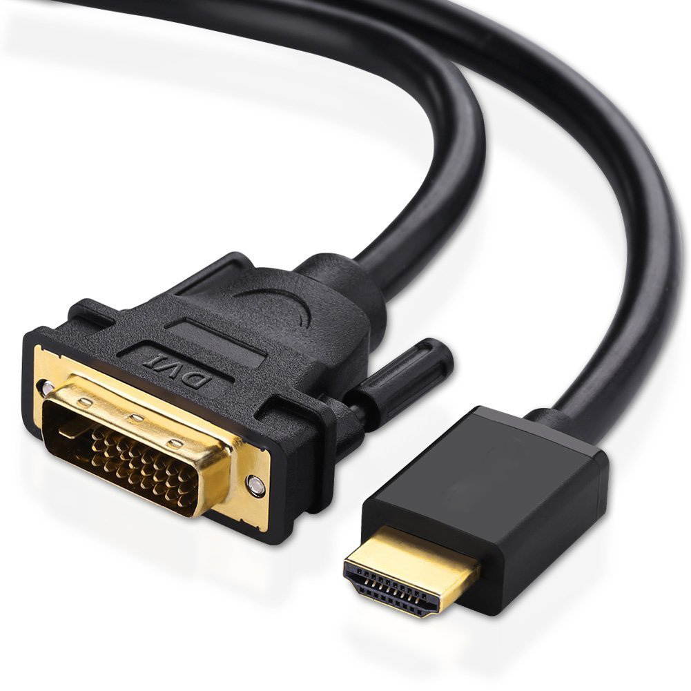 Bailink 3ft DVI-D Male to HDMI Male Cable, HDMI to DVI Cable Bi-Directional DVI-D 24+1 Male to HDMI Male High Speed Adapter Cable for Raspberry Pi, Roku, Xbox One, Laptop, Graphics Card