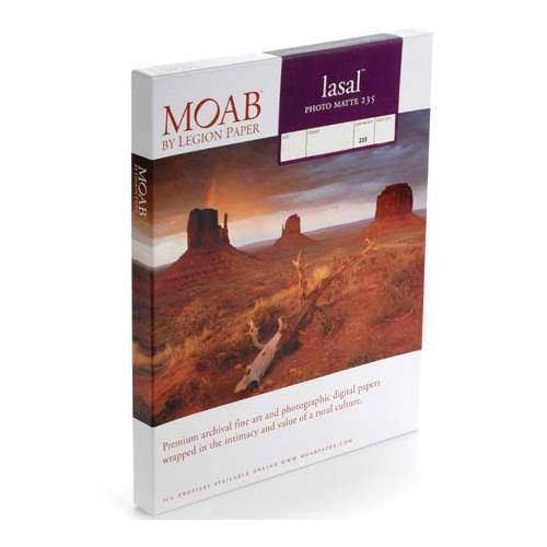 Moab Lasal Matte Photo Paper (16.5x23.4"), 50 Sheets Double-Sided #F01LSM235A250