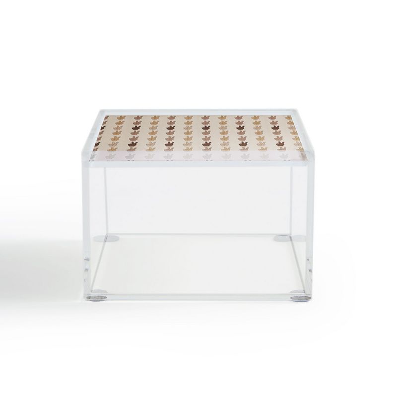 Olivia & May Set of 3 Weave Baskets with Wooden Lids