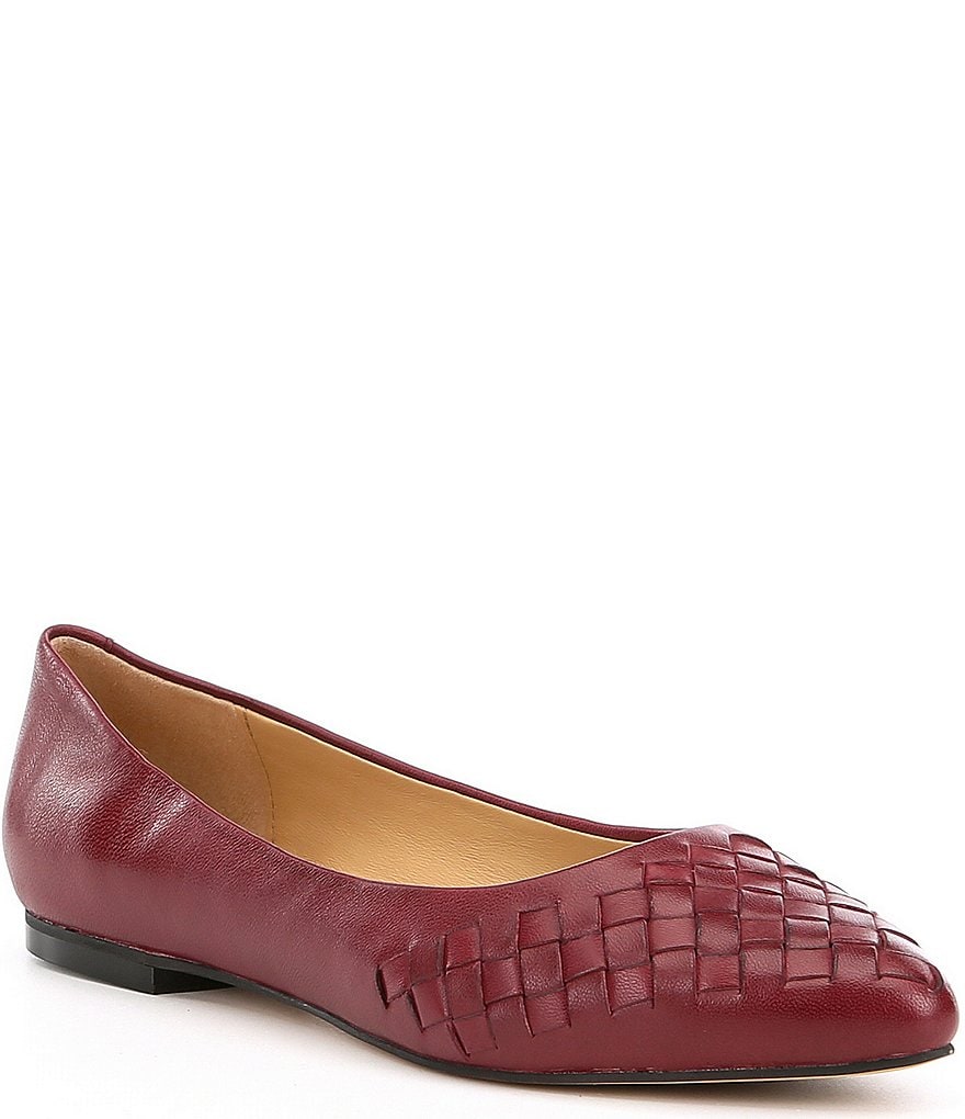 Trotters Estee Woven Leather Flats