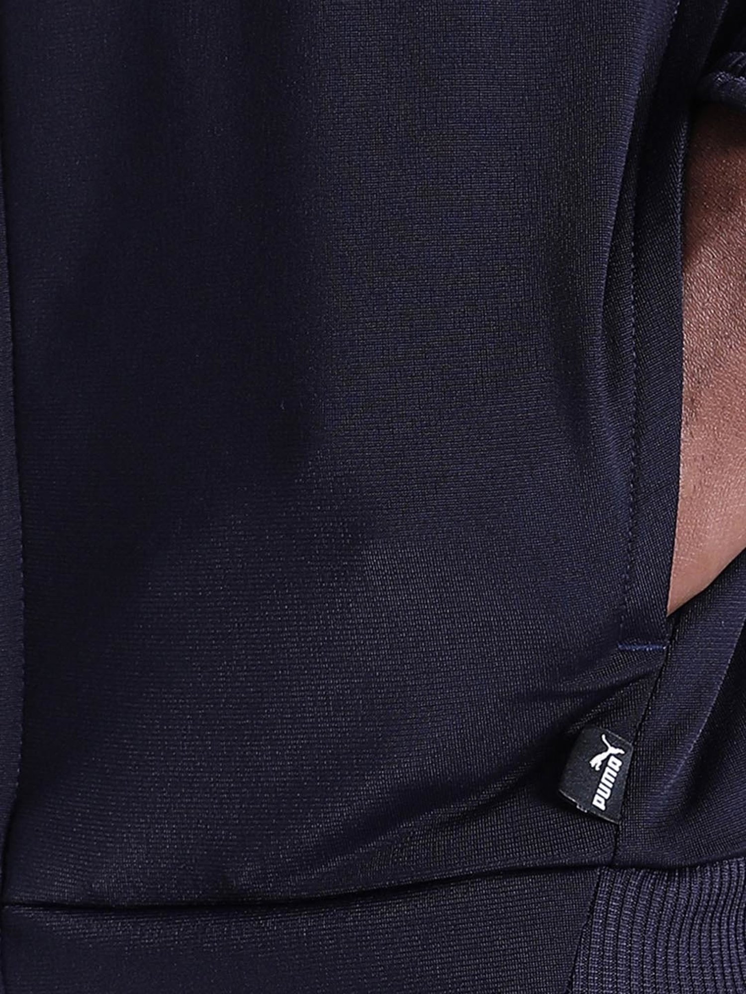 Puma Blue Regular Fit Colour Block Tracksuit