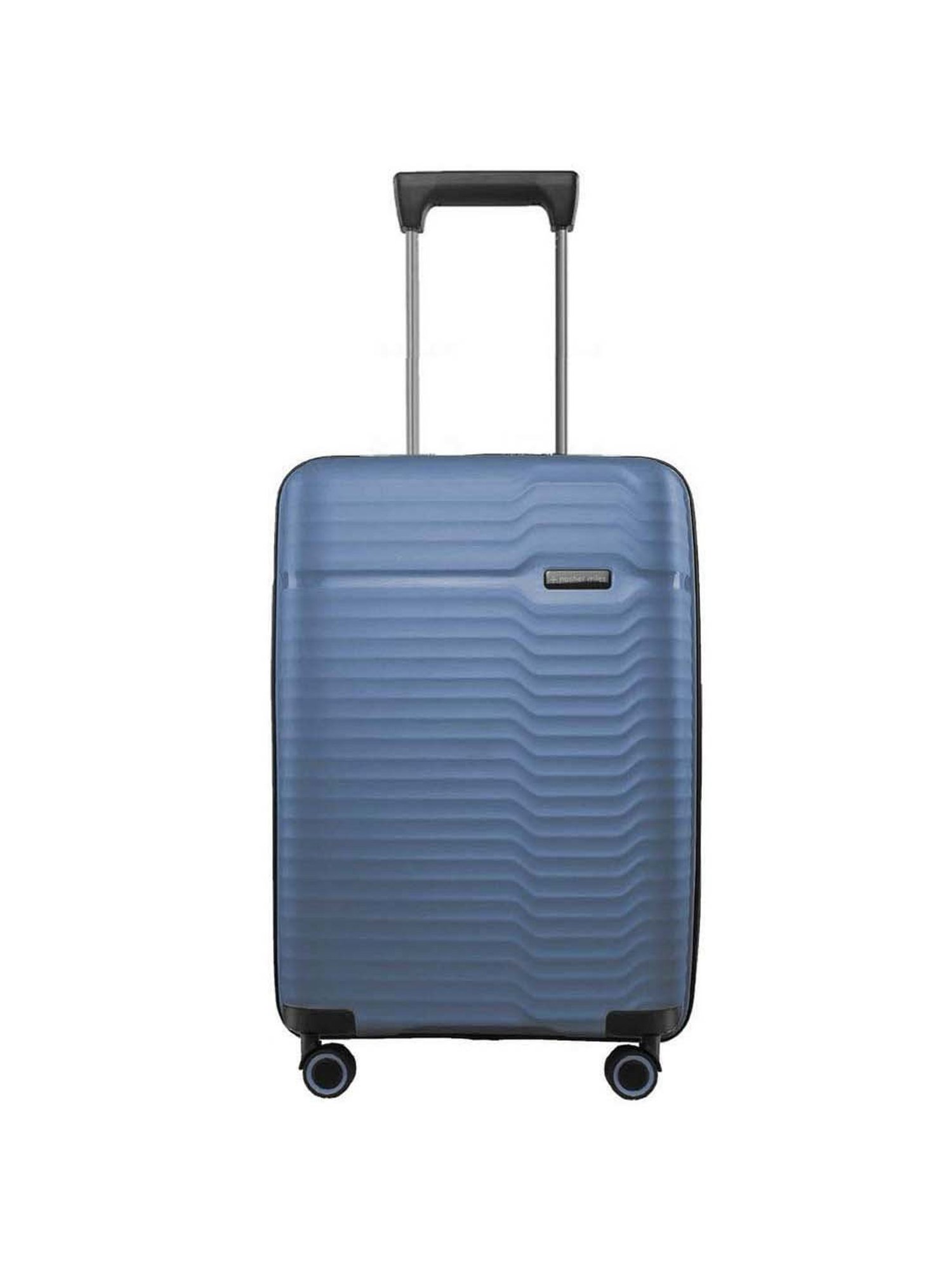 Nasher Miles Sahara Hard-Sided Polypropylene Cabin Luggage Navy Blue 20 inch |55cm Trolley Bag