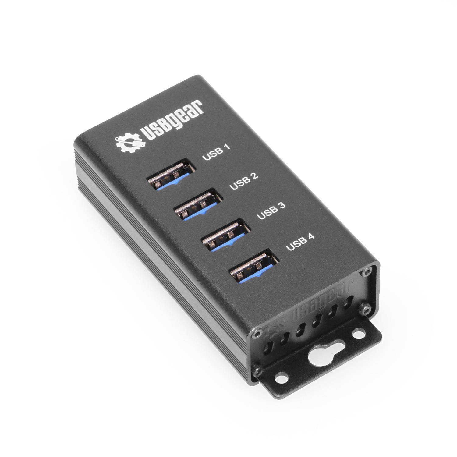 USBGear 4-Port USB 3.0 Mountable Charging and Data Hub