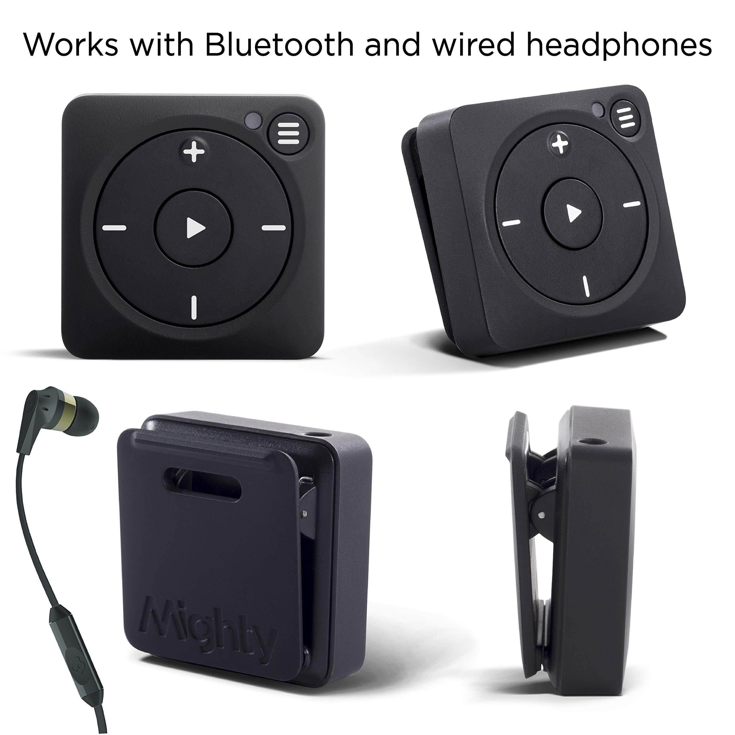 Mighty Vibe Spotify Music Player - Bluetooth & Wired Headphones - 1,000+ Song Storage - No Phone Needed - Black