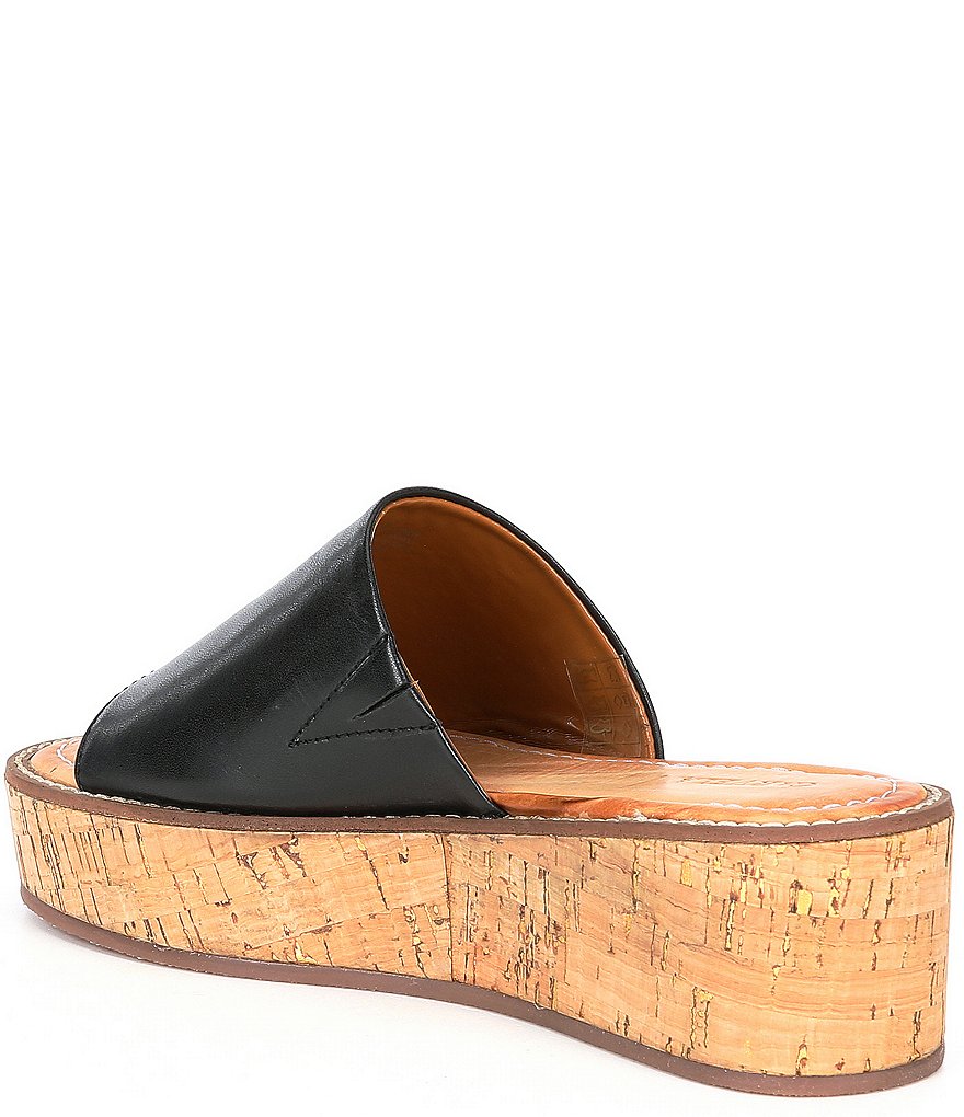 Carvela Kue Leather Wedge Sandals