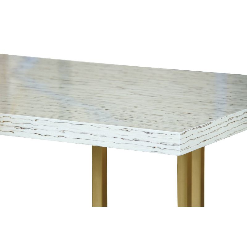 Horten Contemporary Dining Table Gold - Modern Home
