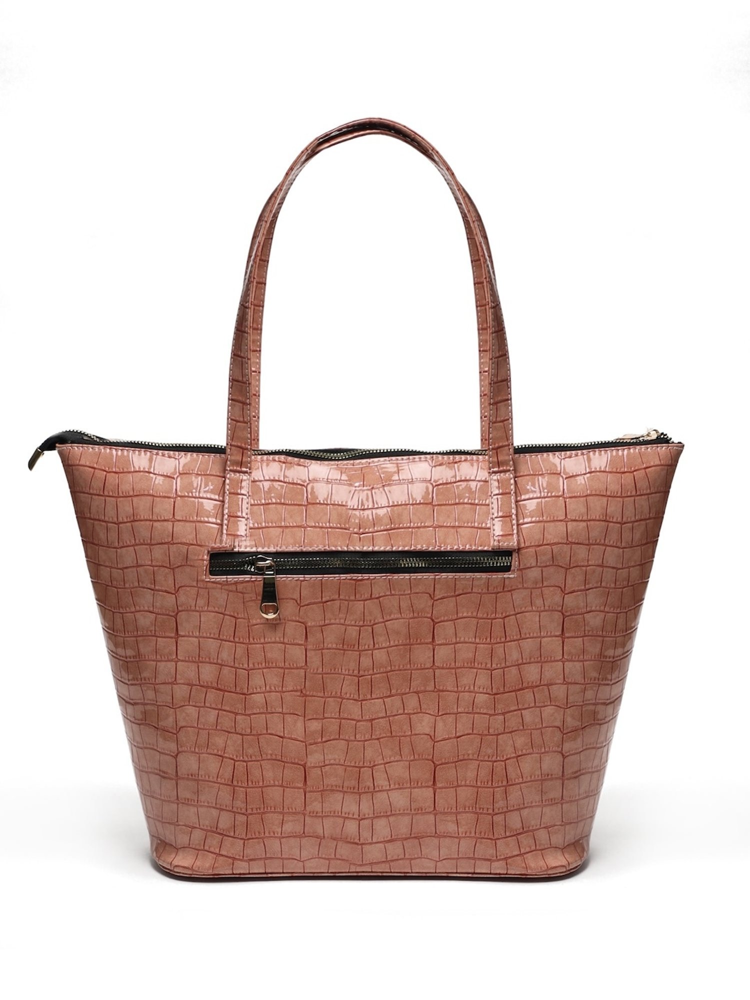 Modern Myth Epic Terracotta Textured Large Tote Bag