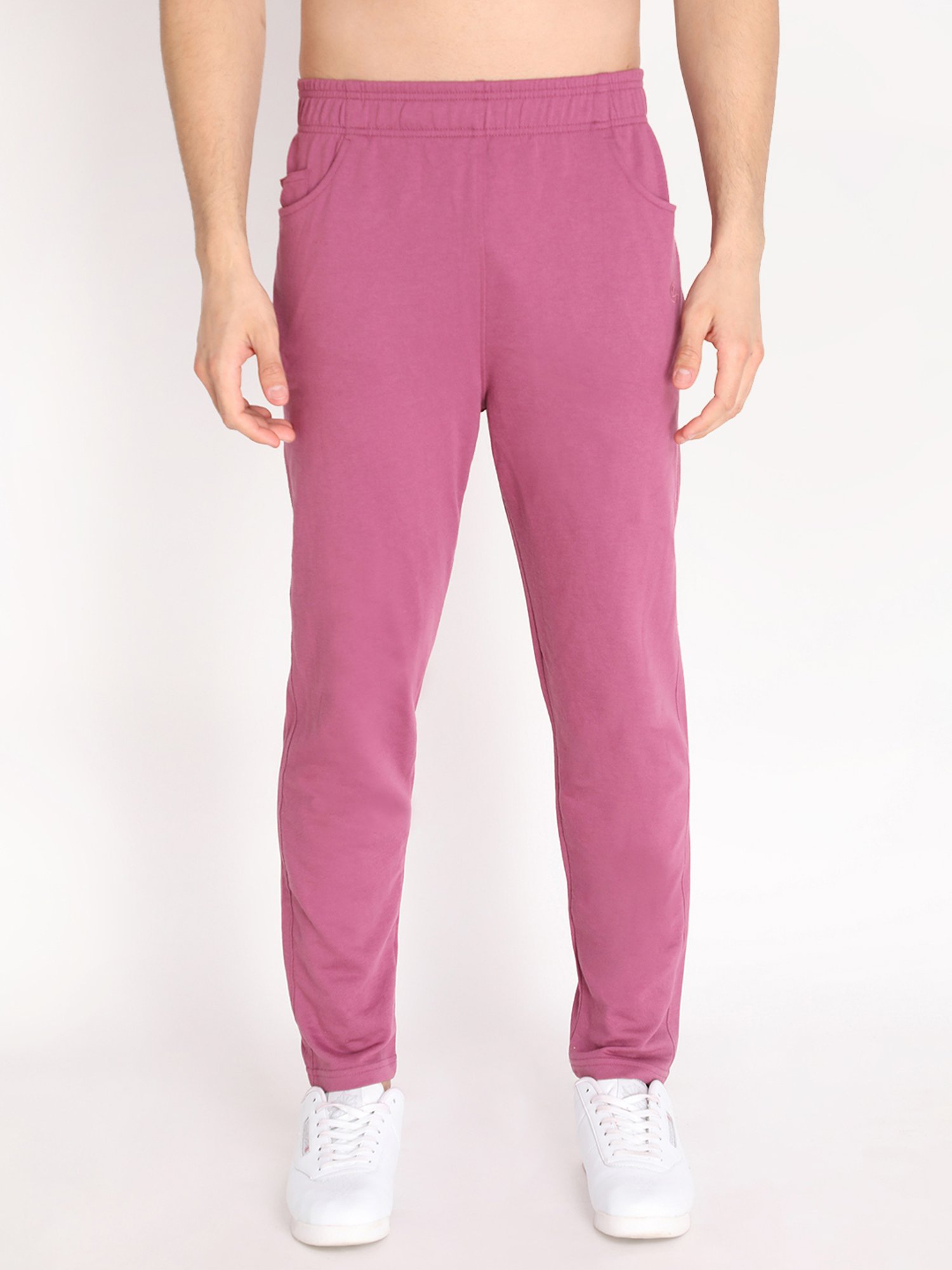 Chkokko Pink Regular Fit Trackpants
