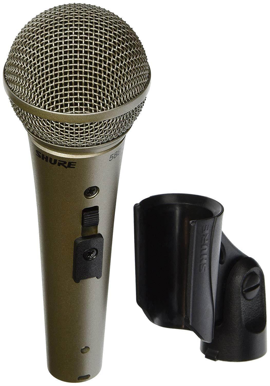 Shure 588SDX Cardioid Dynamic, High or Low Z (Plug Selectable), Locking On-Off Slide Switch