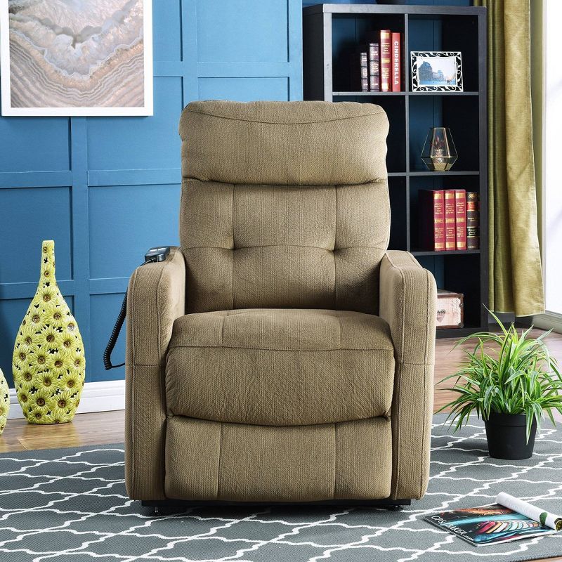 Stratton Recliner Tan - Christopher Knight Home