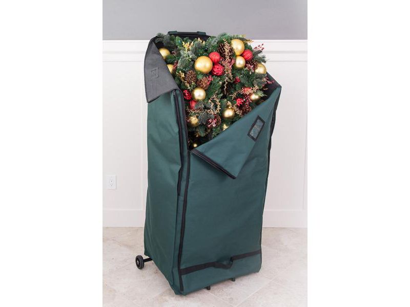 Tree Keeper Christmas Garland & Wreath Protective Deluxe Rolling Storage Bag - Holds 4 Large Garlands & 2 Wreaths