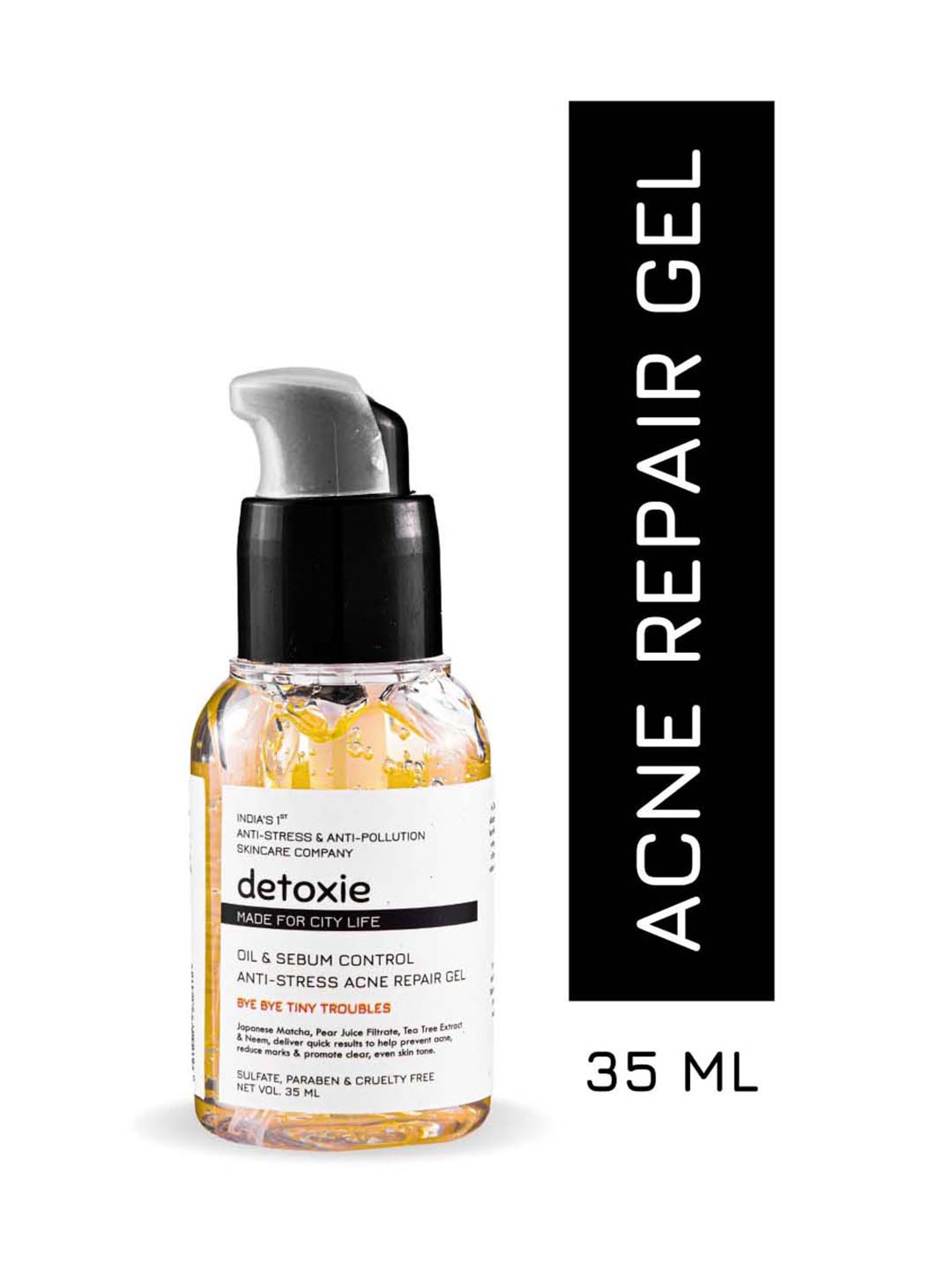 Detoxie Oil & Sebum Control Anti-Stress Acne Repair Gel - 35 ml