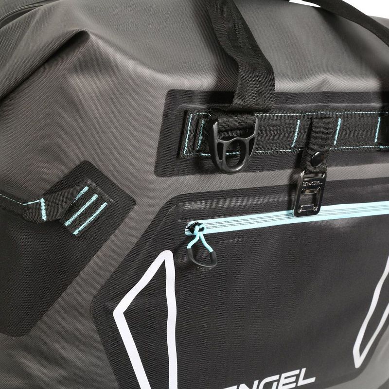 Engel HD30 Waterproof Soft-Sided Cooler Bag with Carry Handles and Shoulder Strap in Green and Gray for 48 Cans or 35 lbs of Ice