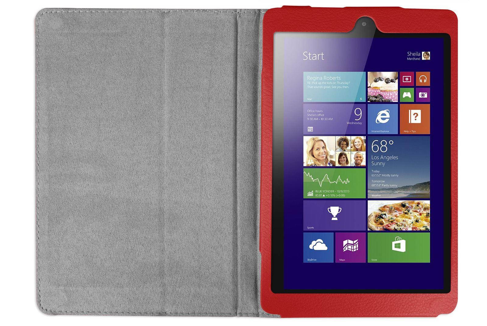 Hellfire Trading Magnetic PU Leather Case Cover for Lenovo MiiX 3 7.85" Tablet - Blue