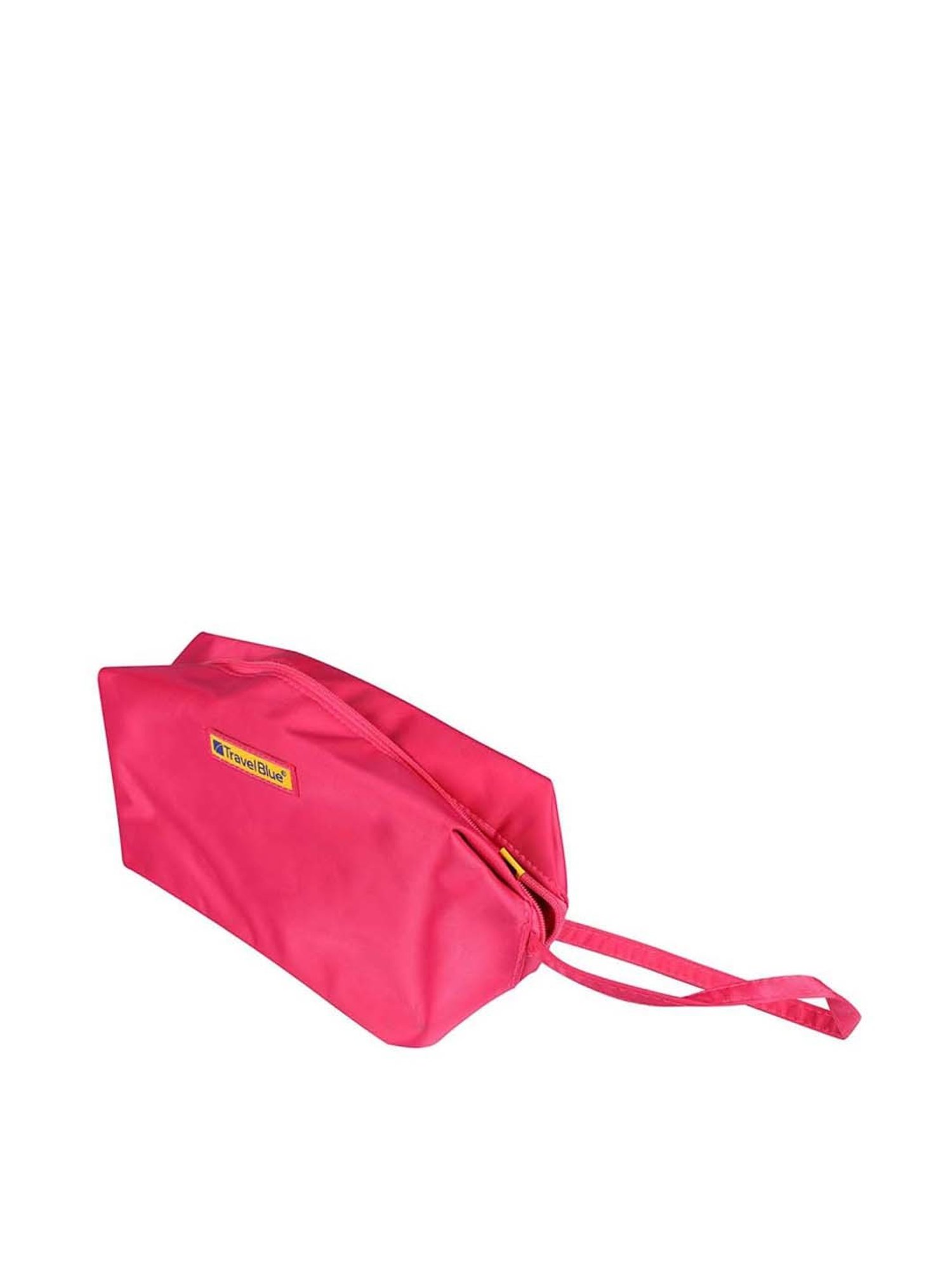 Travel Blue Pink Solid Pouch