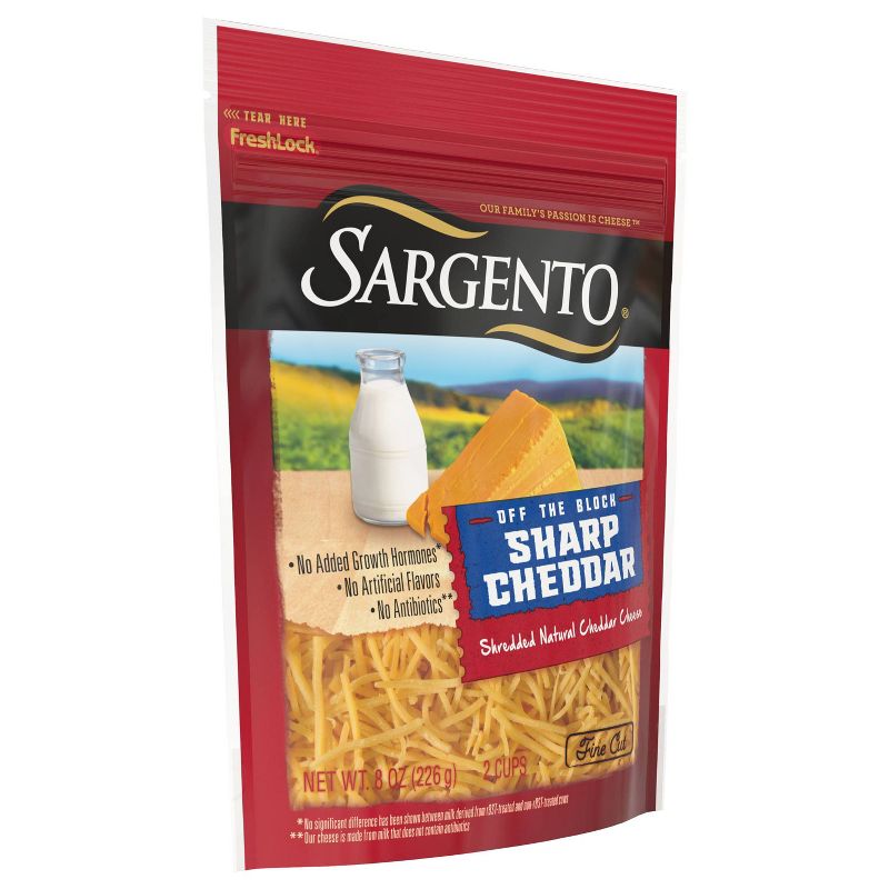 Sargento Natural Sharp Cheddar Shredded Cheese - 8oz