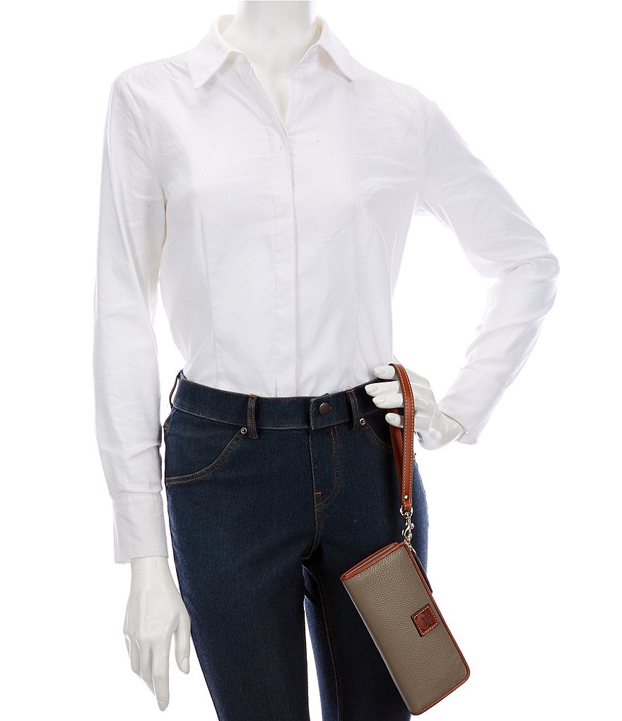 Dooney & Bourke Pebble Collection Zip Clutch Wristlet