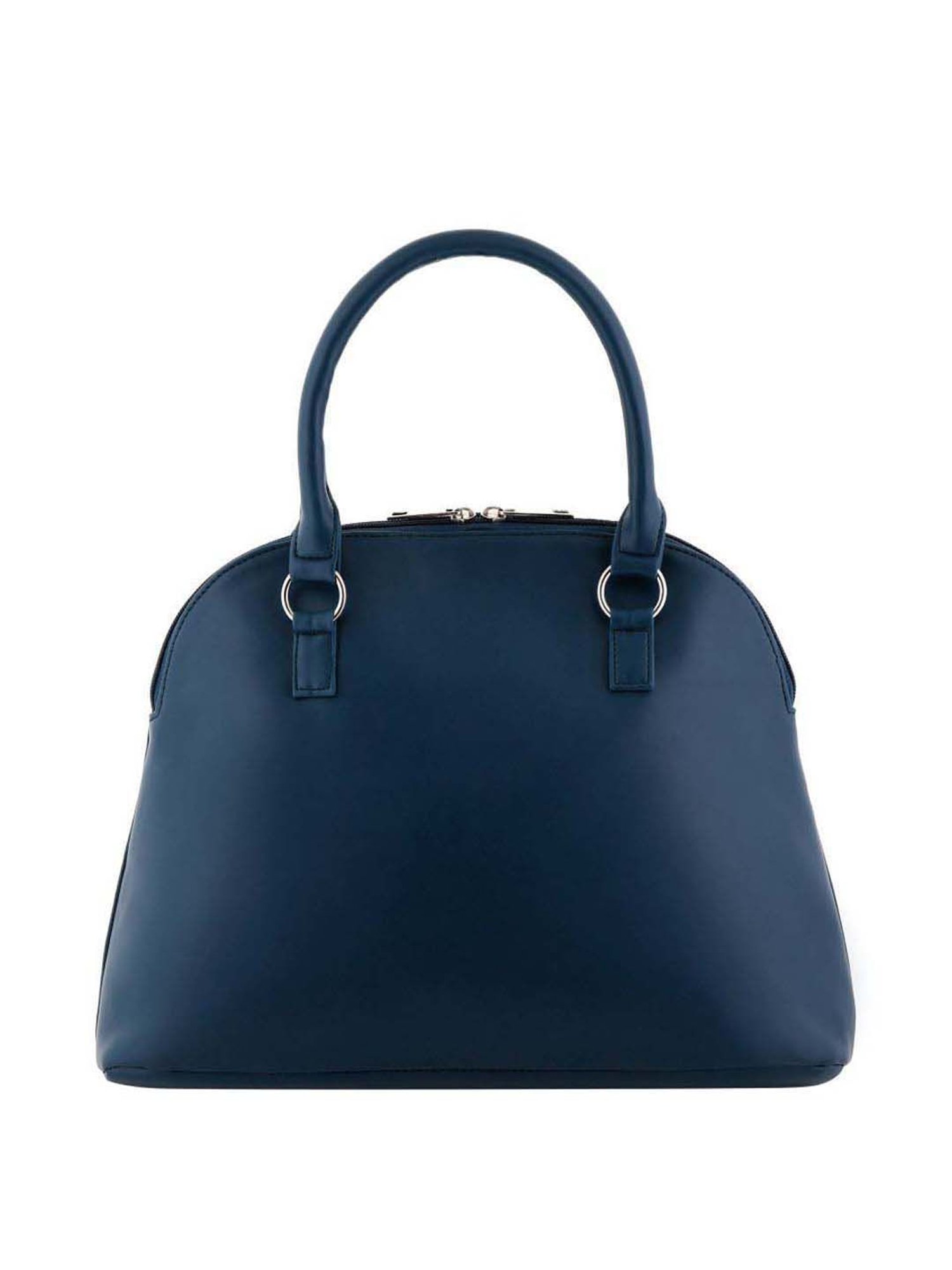 Toteteca Blue Solid Medium Handbag