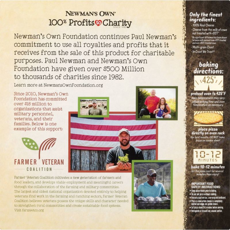 Newman's Own White Thin Crust Frozen Pizza - 15.1oz