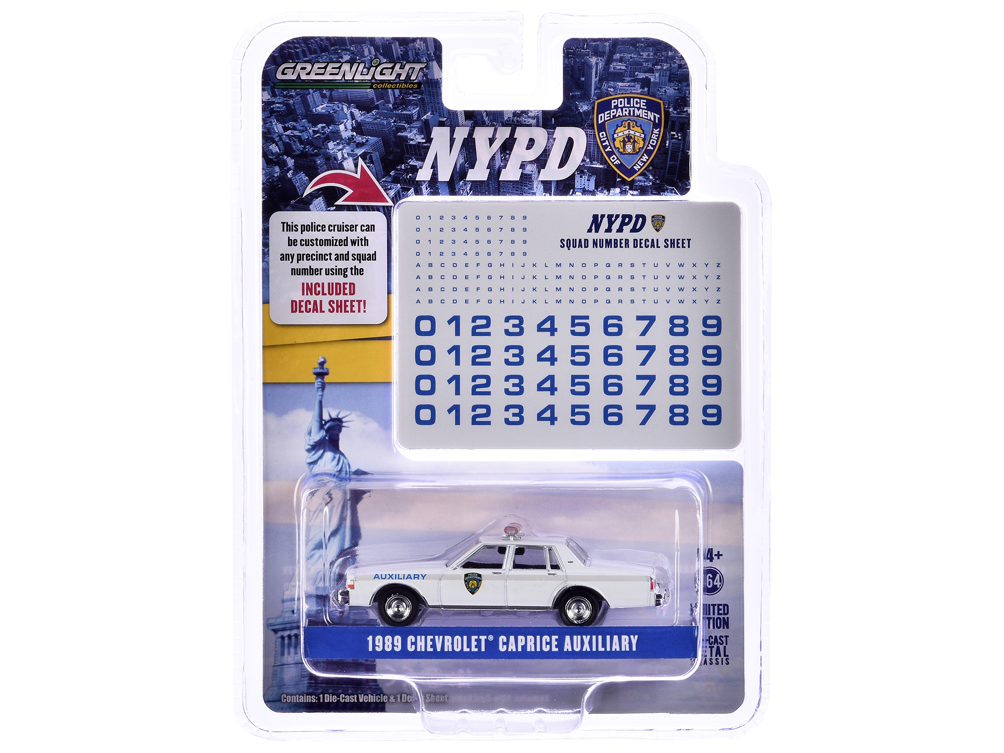 1948 Chevrolet Panel Police Van with Mr. Monopoly Figurine "Monopoly" 1/18 Diecast Model Car by Auto World