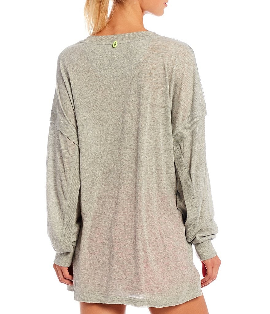 Marc New York Short Sleeve Tie-Dye Jewel Neck Tee