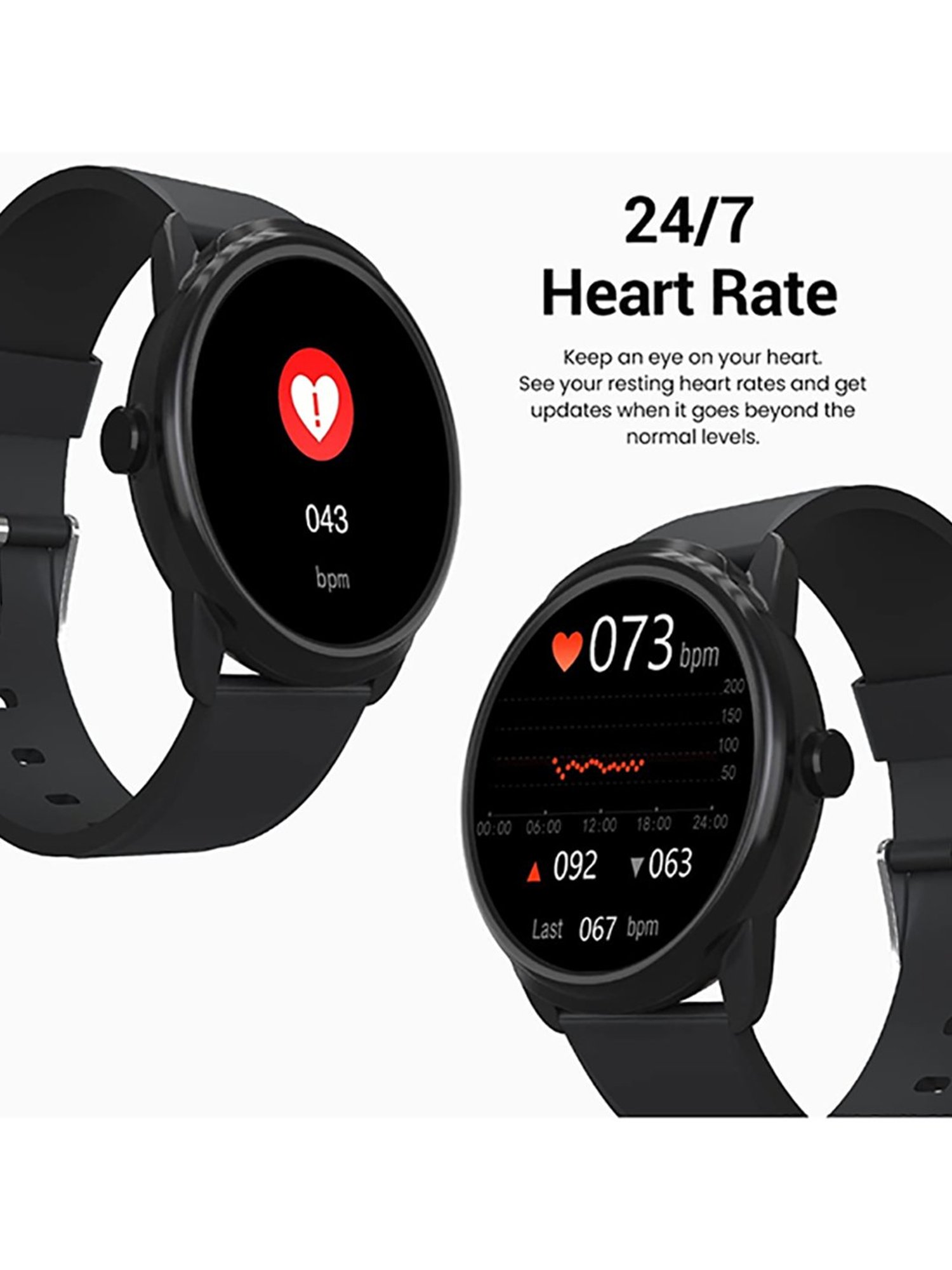 Portronics KRONOS BETA POR-1326 Smartwatch (Rose Gold)