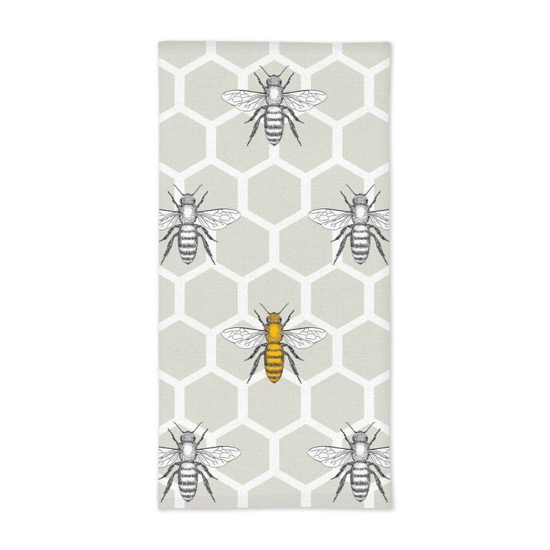 2pk Beehive Print Kitchen Towel - MU Kitchen