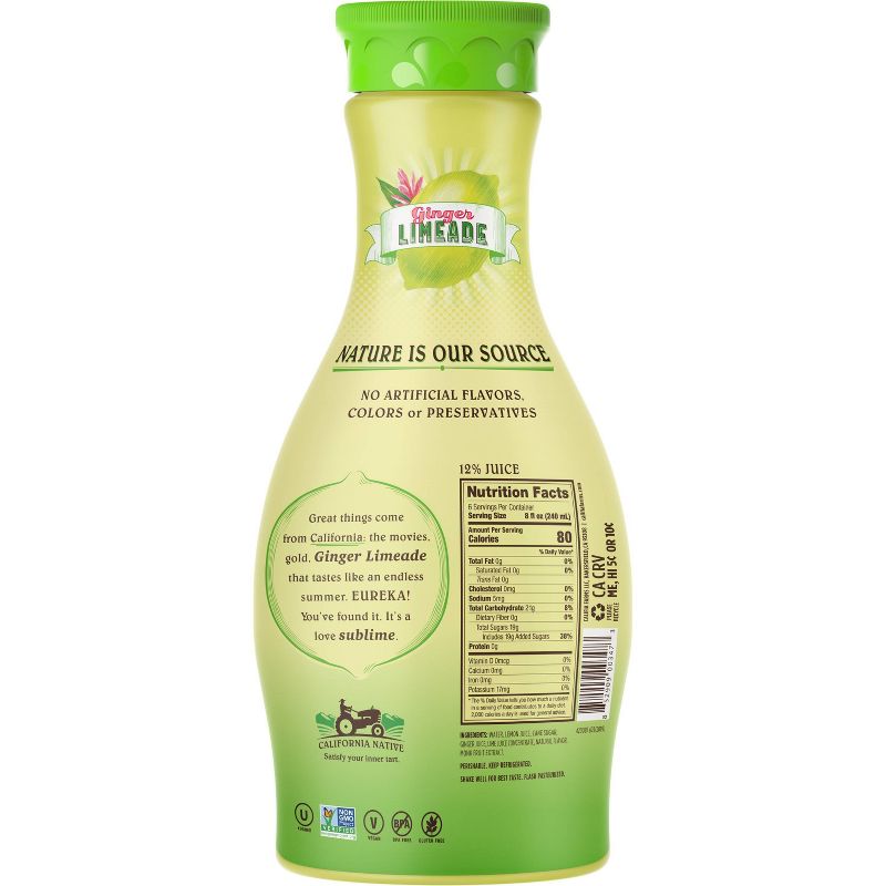 Califia Farms California Ginger Limeade - 48 fl oz