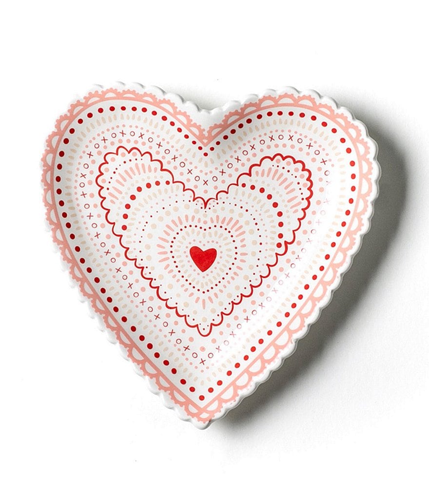 Coton Colors Valentine's Collection Heart Doily 7.5#double; Plate