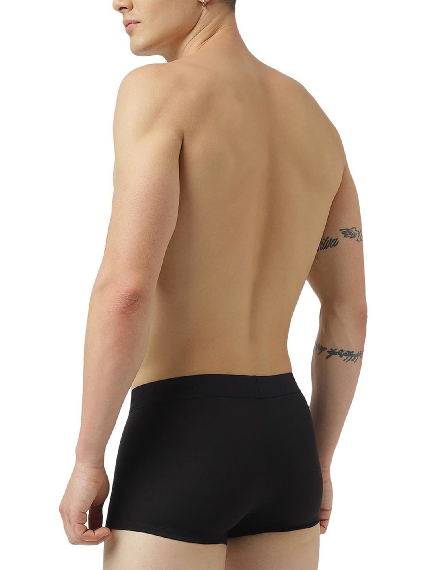 Calvin Klein Underwear Black Logo Regular Fit Trunks