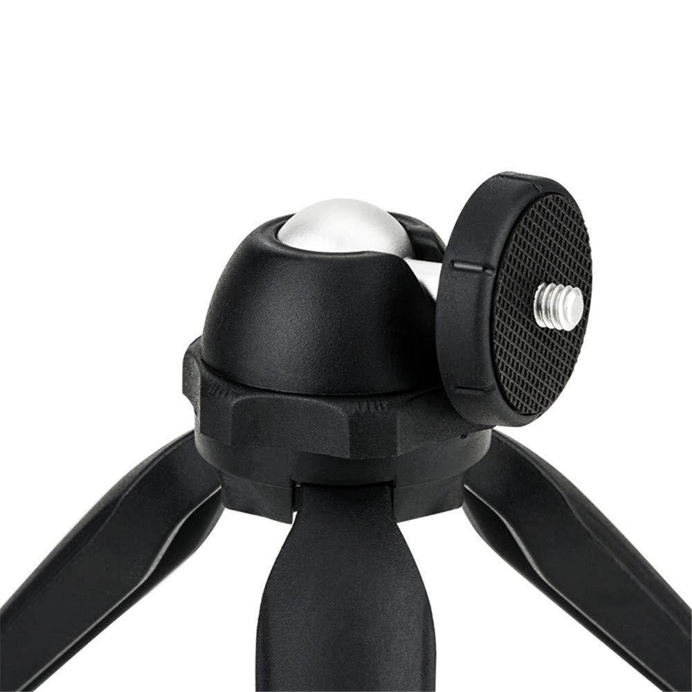 JJC 1/4"-20 Male Thread Ball Head Mini Tripod Hand Grip Display Holder Base for Digital DSLR Mirrorless Compact Camera Camcorder Recorder Zoom H6 H5 H4n LED Light Mini Projector