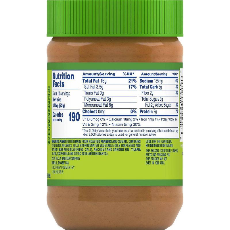 Jif Omega-3 Peanut Butter - 16oz