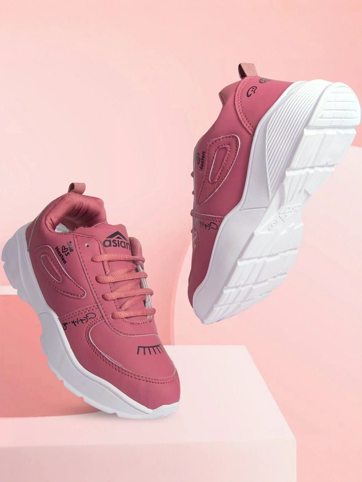 Asian Women's Mauve Running Shoes