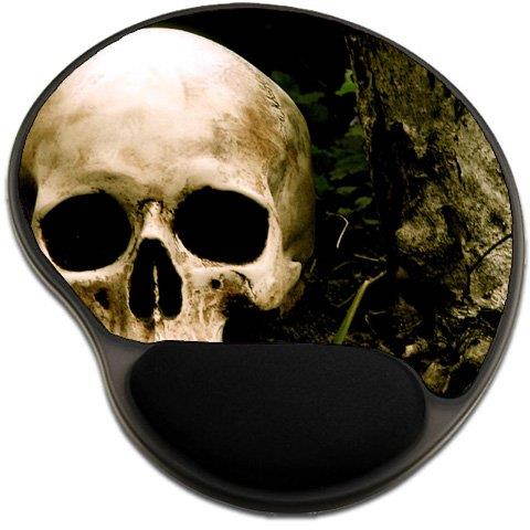 Skull Mousepad Base with Wrist Support Mouse Pad Great Gift Idea