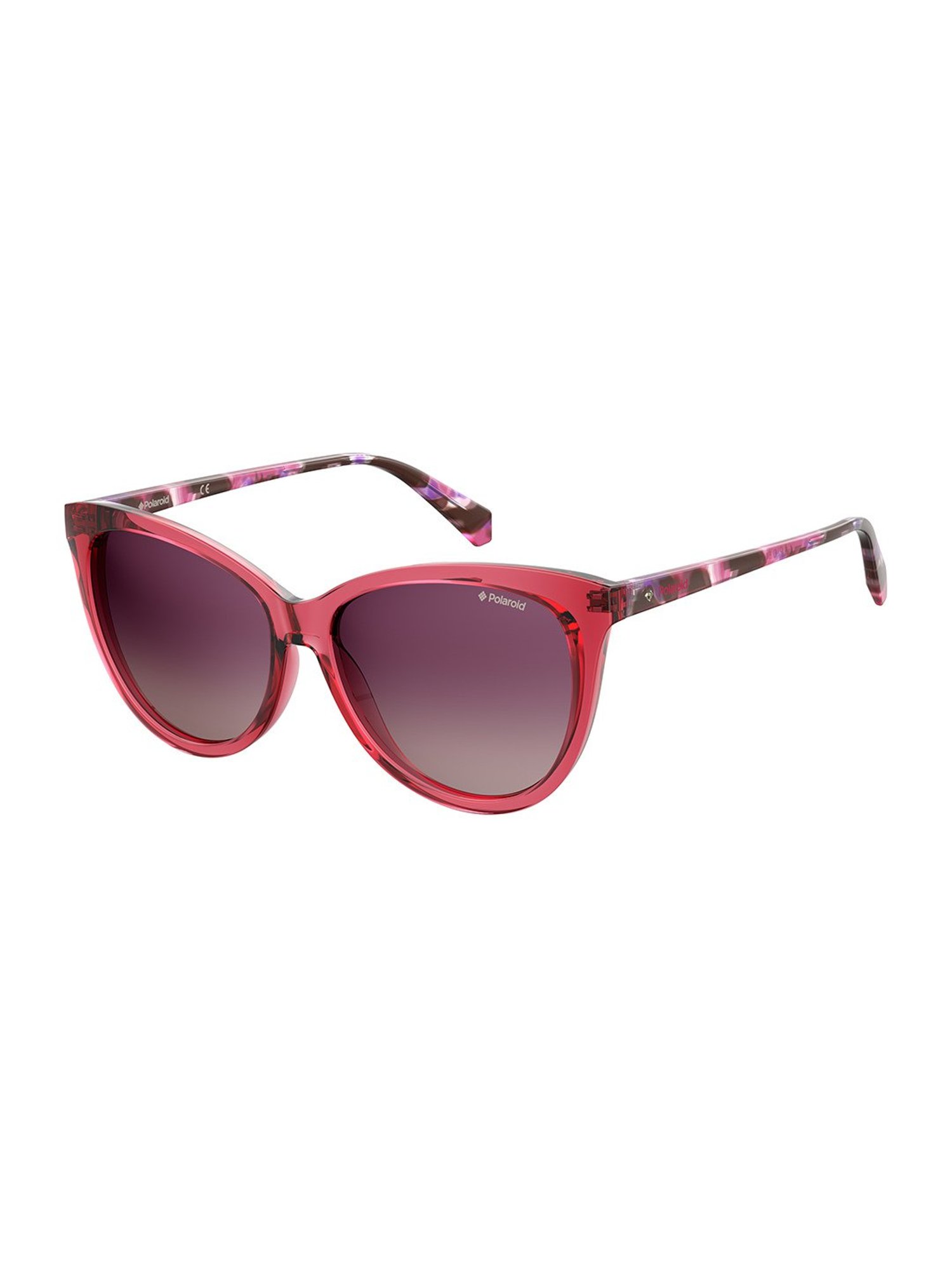 Polaroid Burgundy Cat Eye Sunglasses for Women