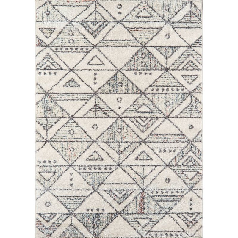 9'3"x12'6" Lima Mori Area Rug Ivory - Momeni