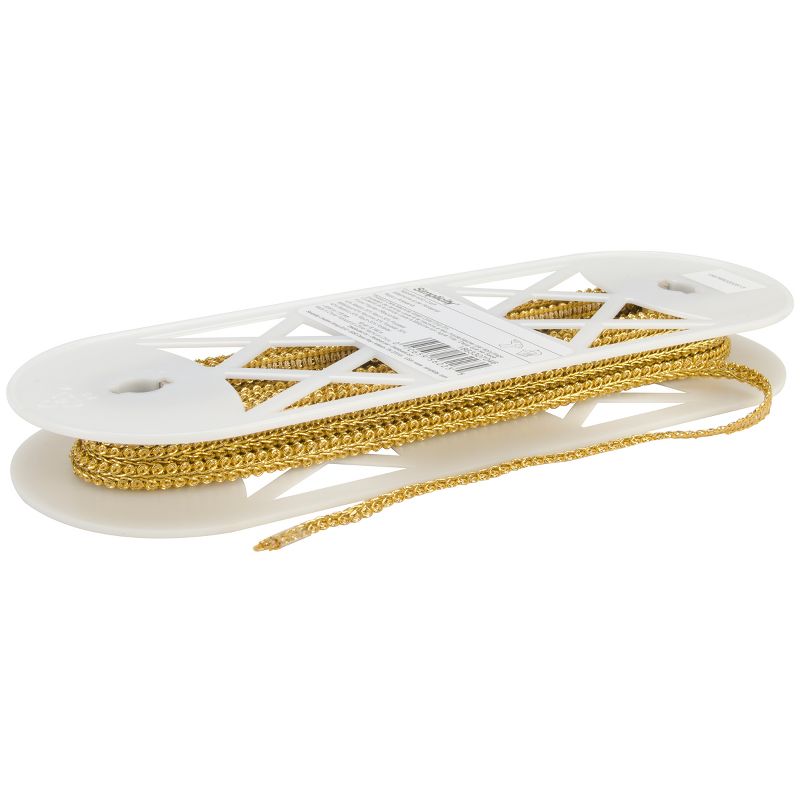 Simplicity Metallic Scroll Gimp 5/16"X10yd-Gold