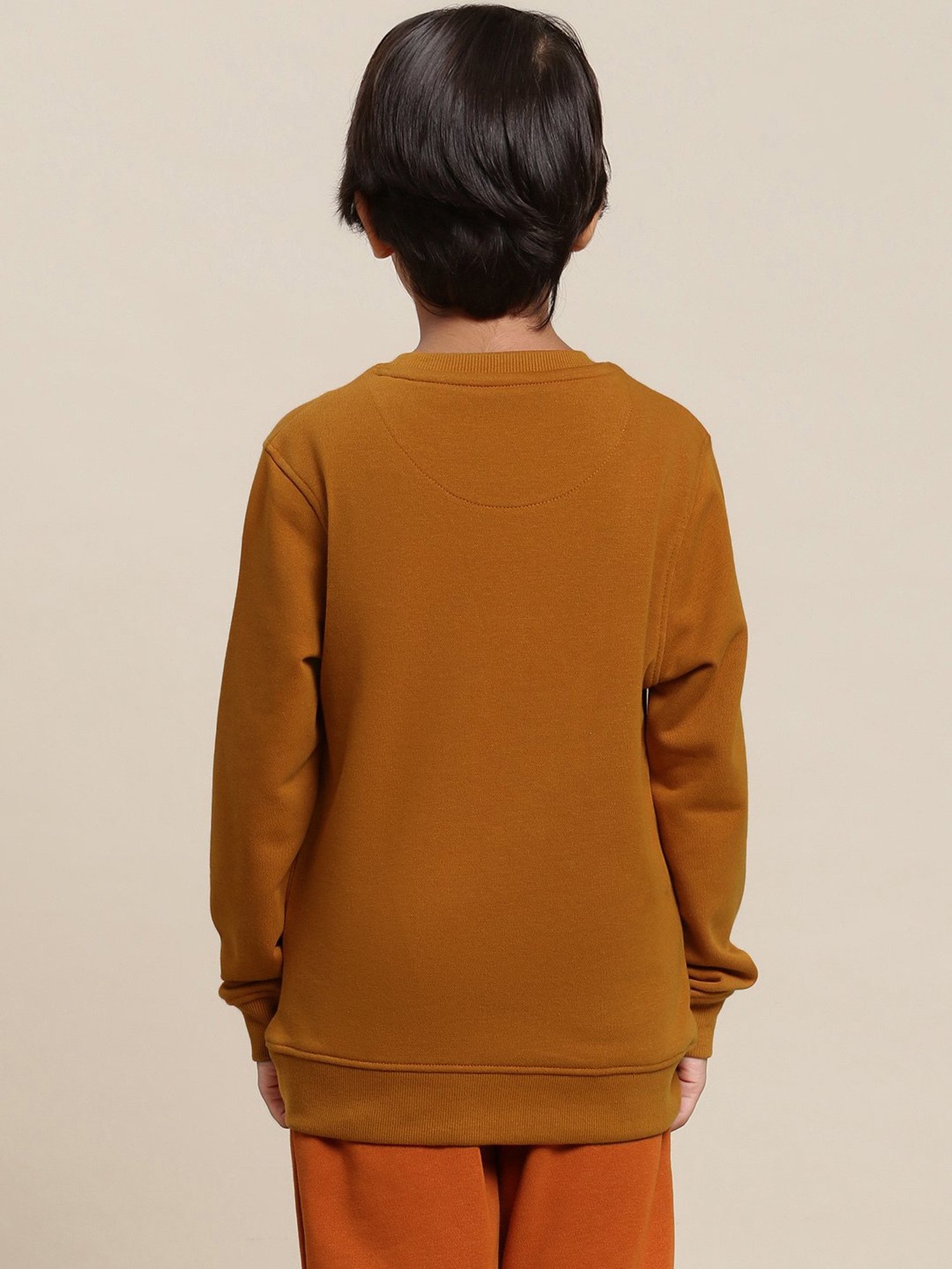 Kidsville Naruto Printed Brown Sweatshirt For Boys