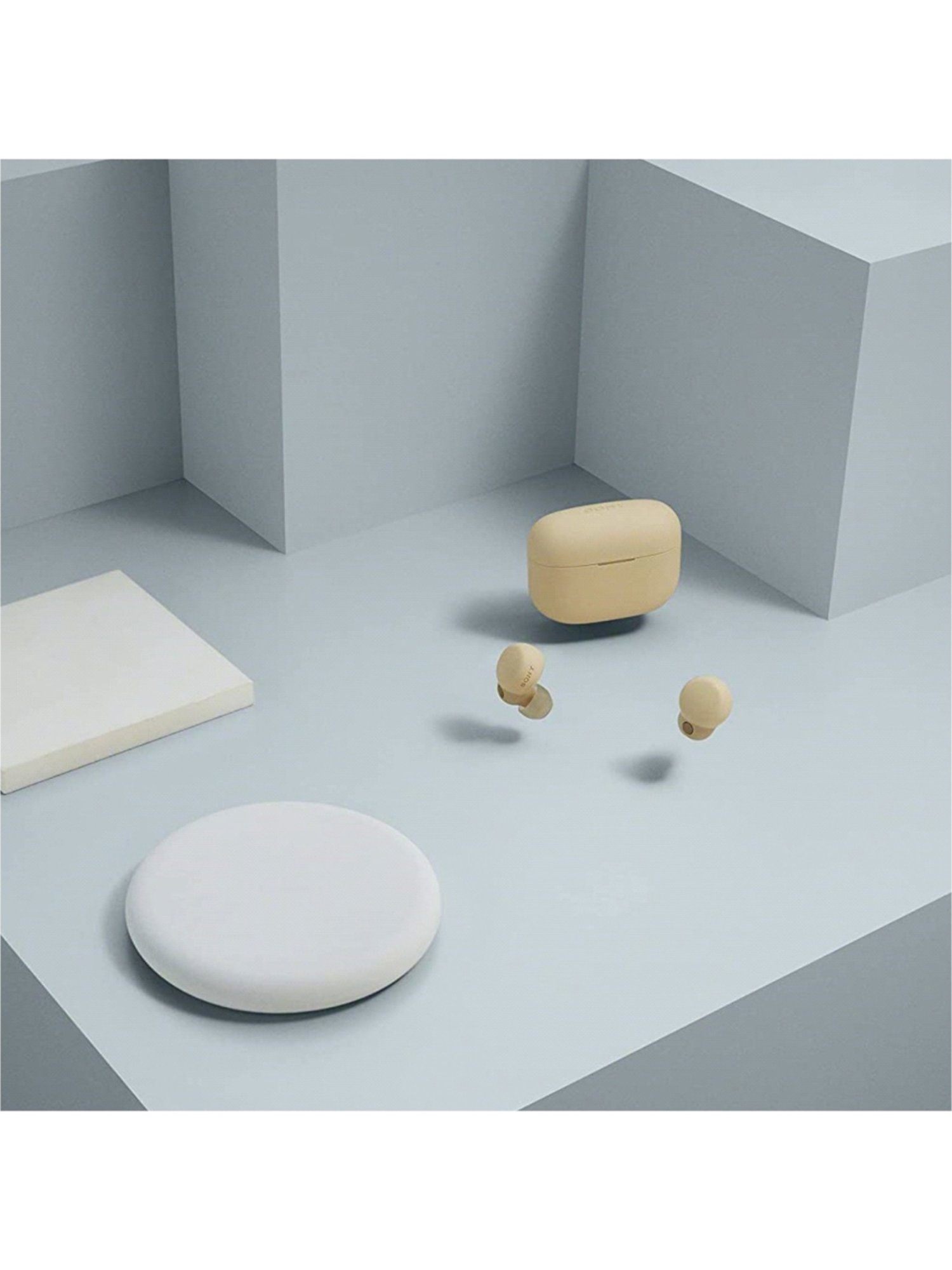 Sony WF-LS900N In Ear Bluetooth Earbuds with Noise Cancellation (Beige, True Wireless)