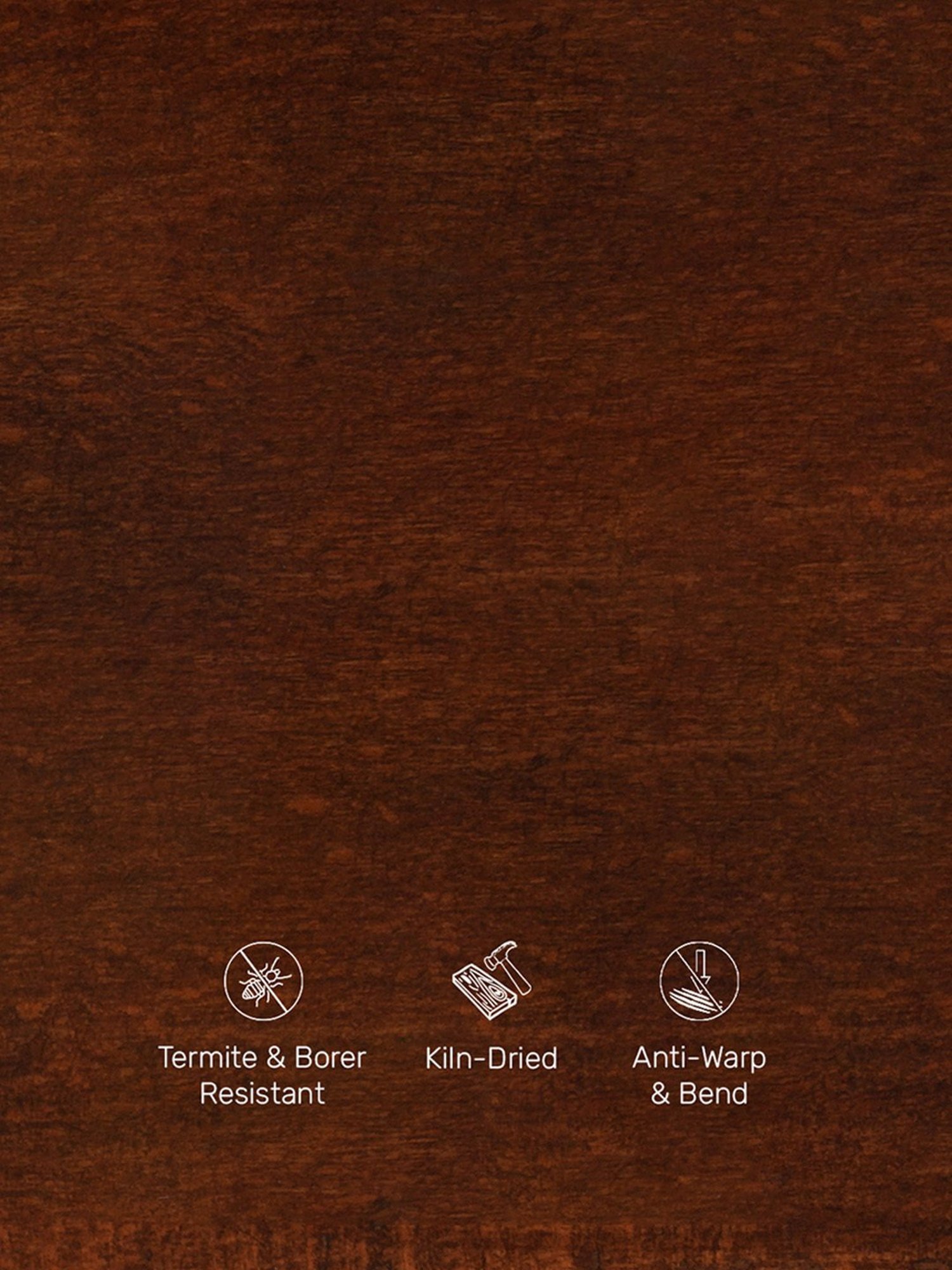 Durian Gerald Eerie Black & Brown Wood 2 Seater Dining Chair