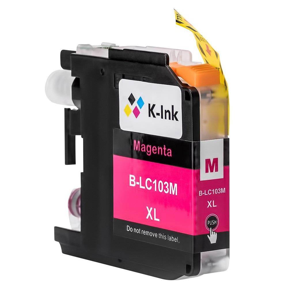 K-Ink Compatible Ink Cartridge Replacement for Brother LC103 LC 103XL 101XL LC101 (10 Pack)