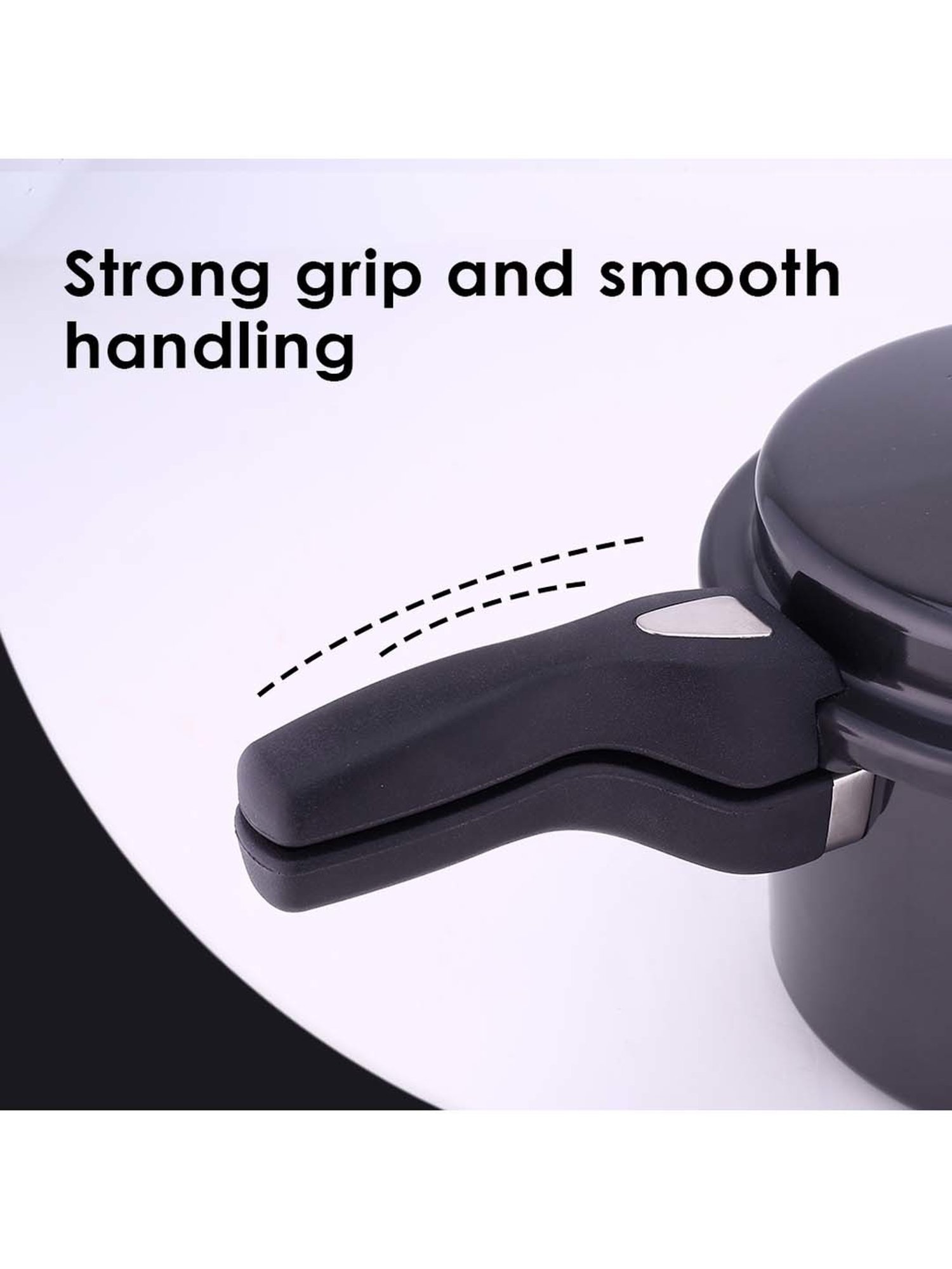 Wonderchef Taurus Hard Anodized Outer Lid Pressure Cooker (5 Liter)