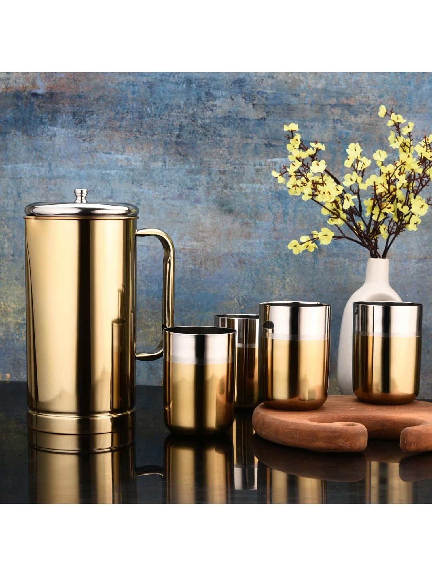 Pasabahce Transparent Victorian Caraffe Pitchers (1.18 L)