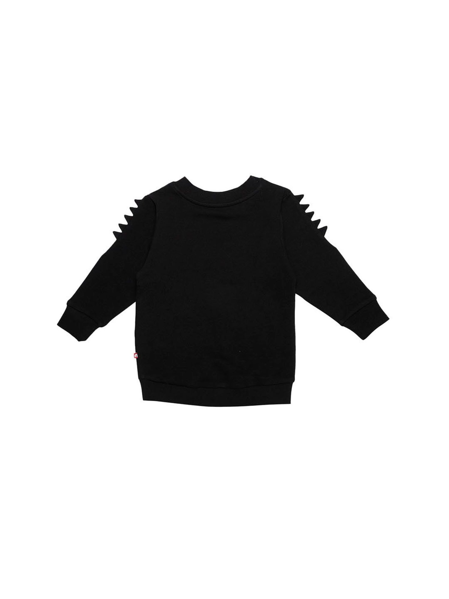 Nino Bambino Kids Black Printed Sweatshirt