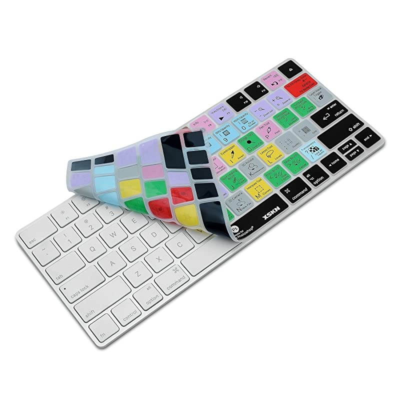 Magic Keyboard Photoshop CC Shortcut Keyboard Cover  Durable PS Hotkeys Silicone Keyboard Skin for Apple Magic Keyboard MLA22LLA US Version