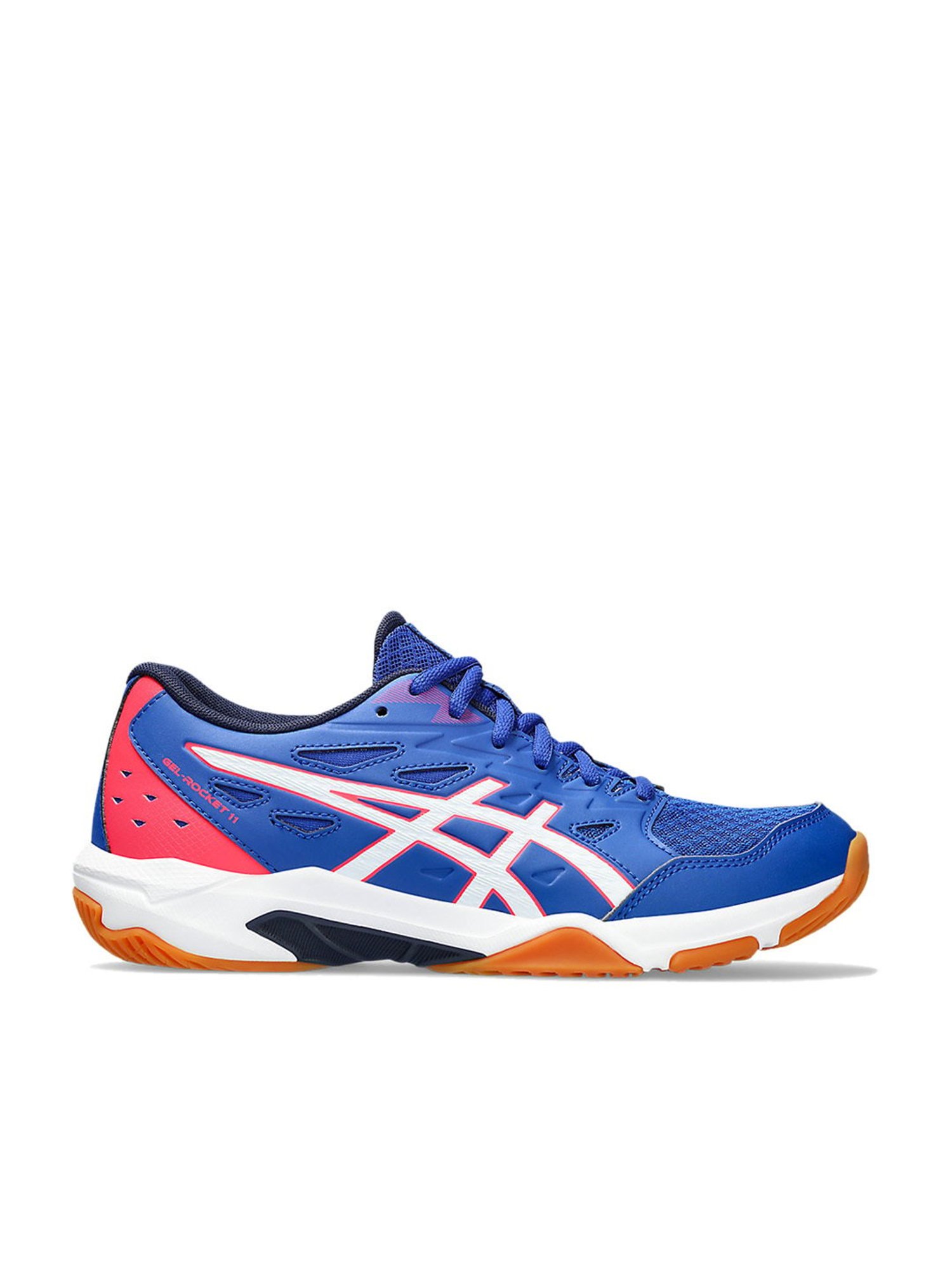 Asics Women's GEL-Rocket 11 Blue Indoor Court Shoes