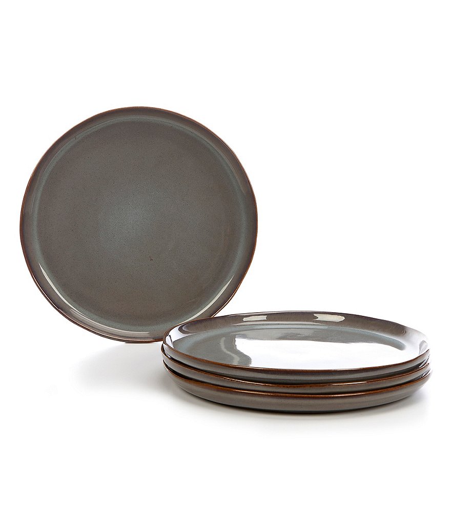 Noble Excellence Aurora Collection Glazed Salad Plates, Set of 4