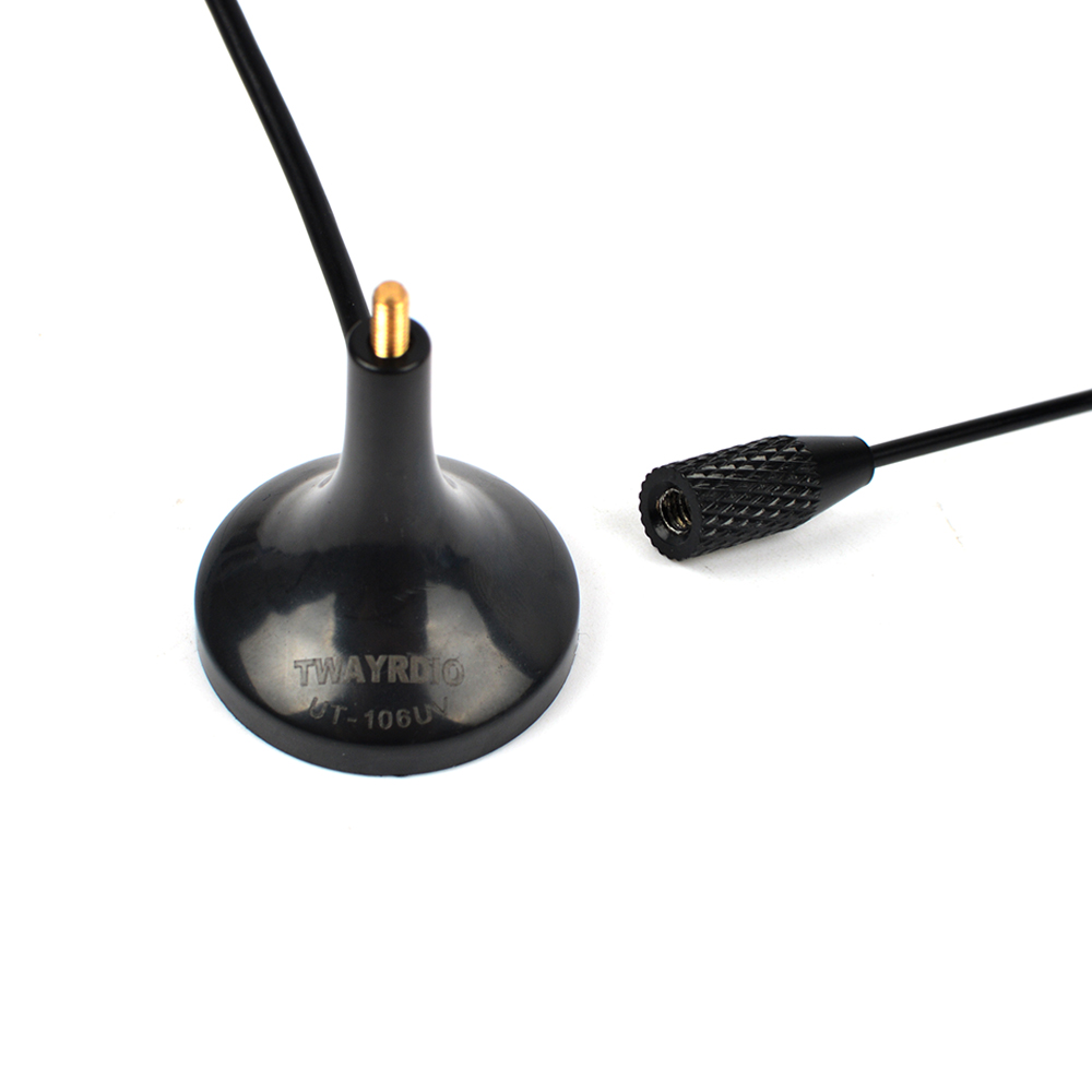 2PCS Magnetic Antenna SMA-Female Dual Band UHF VHF For Baofeng UV5R UV82 888S Wouxun Kenwood Walkie Talkie