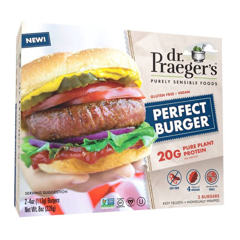 Dr. Praeger's Perfect Burger - Frozen - 8oz